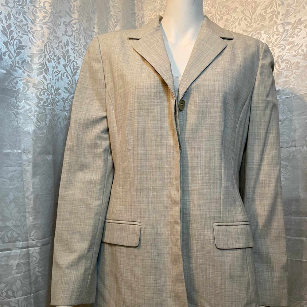 Liz Claiborne grey jacket Sz 8